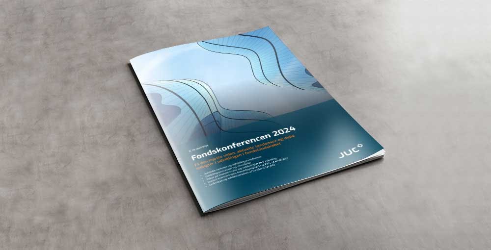 Brochure for Fondskonferencen 2024 - Se programmet for konferencen med mange spændende indlæg fra fondenes verden.